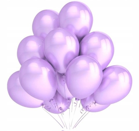 Balony fioletowe metaliczne 18 urodziny ślub x100