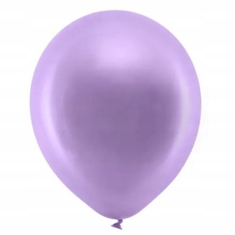 Balony fioletowe metaliczne 18 urodziny ślub x100