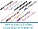 Strzelające tuby z konfetti na ŚLUB WESELE pierwszy taniec 7 wzorów 80cm