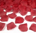 Czerwone gładkie płatki róż róże na Walentynki stół łóżko zaręczyny 100szt.
