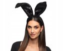 Duże czarne uszy królika strój opaska króliczka Bing na Halloween 28 cm