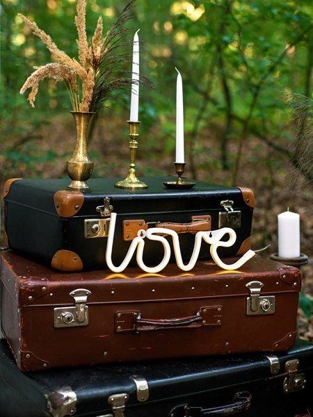 Napis LED neon LOVE dekoracje ozdoby gadżety prezent na Walentynki Ślub