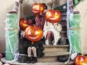 Stojak na balony 10 balonów na Halloween gadżety dekoracje ozdoby Andrzejki
