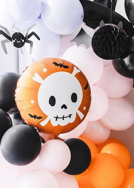 Dekoracje ozdoby dynia stojak na balony w czaszki duch gadżety na Halloween