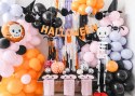 Girlanda balonowa czarne pomarańczowe balony dekoracje gadżety na Halloween