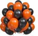 Girlanda balonowa czarne pomarańczowe balony dekoracje gadżety na Halloween