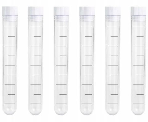 Kieliszki probówki krwawe dekoracje gadżety na stół imprezę Halloween 6szt.