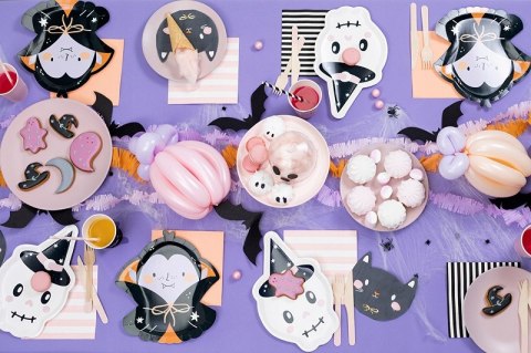 Serwetki Kotek w kształcie kota czarne koty na Halloween kocie urodziny x20