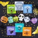 Serwetki Monsters kolorowe dekoracje na stół Halloween dla dzieci 12szt.