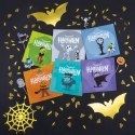 Serwetki Monsters kolorowe dekoracje na stół Halloween dla dzieci 12szt.