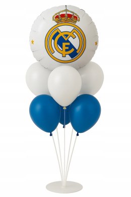 Balon stojak z balonami Real Madryt balony dla kibica urodziny piłka nożna