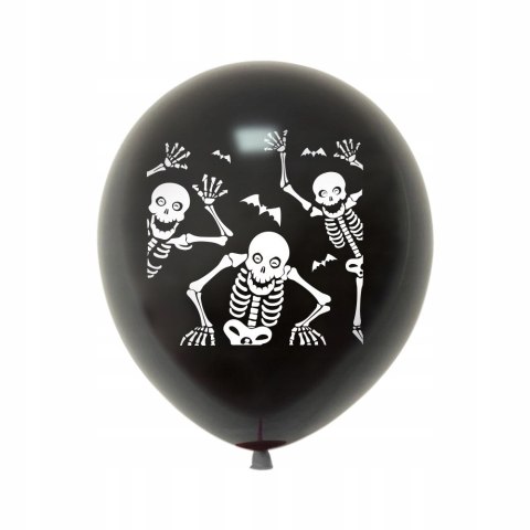 Balony na Halloween balon dynia kościotrup 12 cali 10szt straszne dekoracje