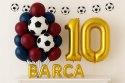 Balony urodzinowe na każde cyfra 1-99 urodziny dla kibica FC BARCELONA hel