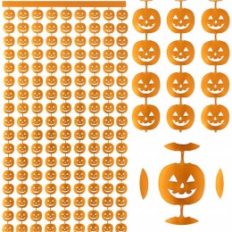 Dekoracja wisząca kurtyna dynie do żłobka przedszkola zdjęć na Halloween
