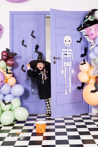 Dekoracja wisząca kurtyna dynie do żłobka przedszkola zdjęć na Halloween