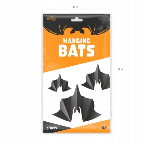 Girlanda nietoperze zawieszki baner kurtyna zestaw dekoracje na Halloween