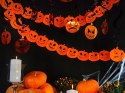 Zestaw Balonów na Halloween Dekoracje Party Czarny Pomarańcz Girlanda Dynia