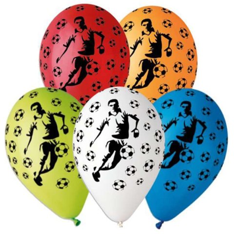 Zestaw urodzinowy na urodziny piłkarza baner girlanda balony piłka nożna