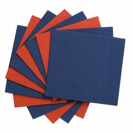 Serwetki papierowe w barwach FC Barcelona 40 szt. urodziny piłka nożna