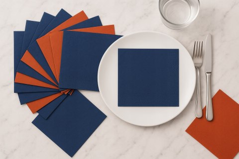 Serwetki papierowe w barwach FC Barcelona 40 szt. urodziny piłka nożna