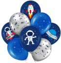 Balony serwetki girlanda dekoracje planety gwiazdy zestaw urodzinowy KOSMOS
